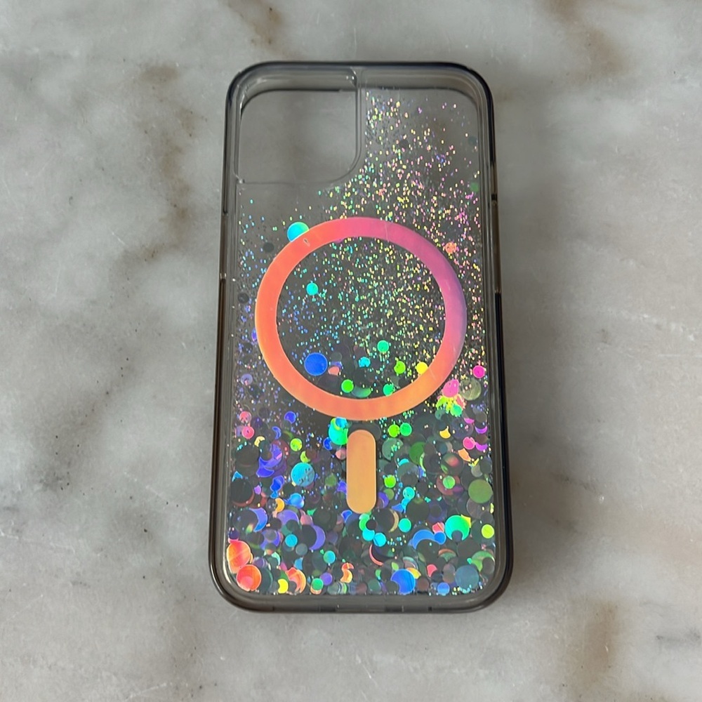 Apple iPhone 13 Silicone Case Set of 3 Purple,  Pink and Glitter Pink Sky Case - Picture 10 of 15